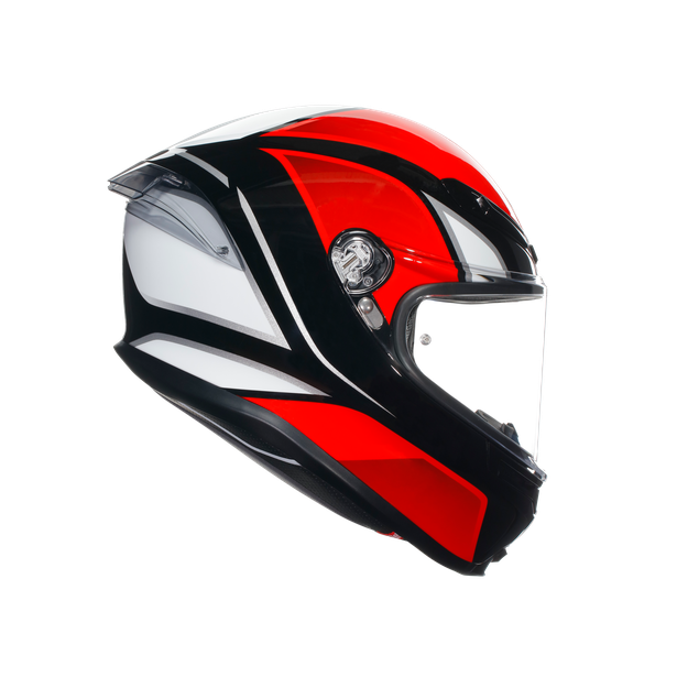 Prilba AGV K6 S HYPHEN Black Red White-3